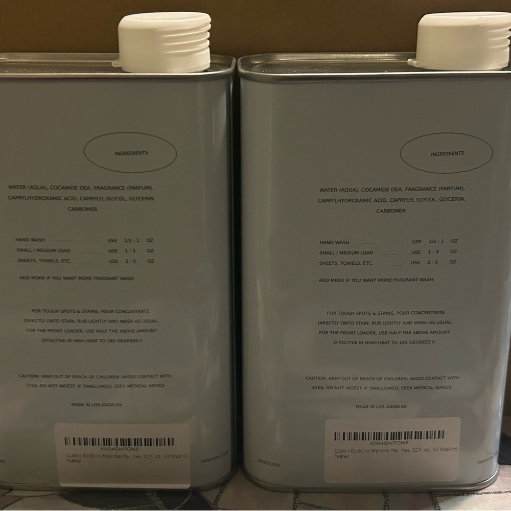 2 pk Vegan Sealed OUAI DedCool Melrose Place Detergent Set - 60 washes each - Picture 4 of 4